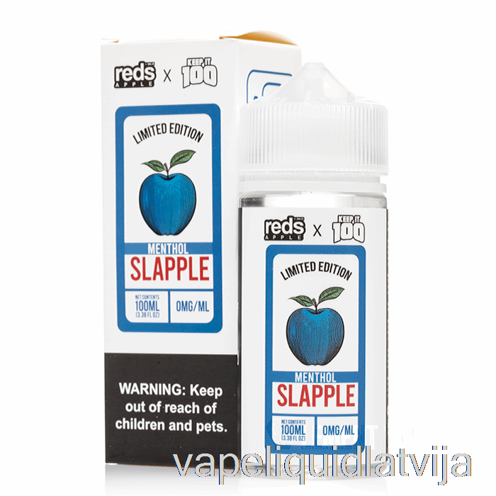 Slapple Mentols - 7 Apdullināts X Paturēt To 100 - 100 Ml 6mg Vape šķidrums